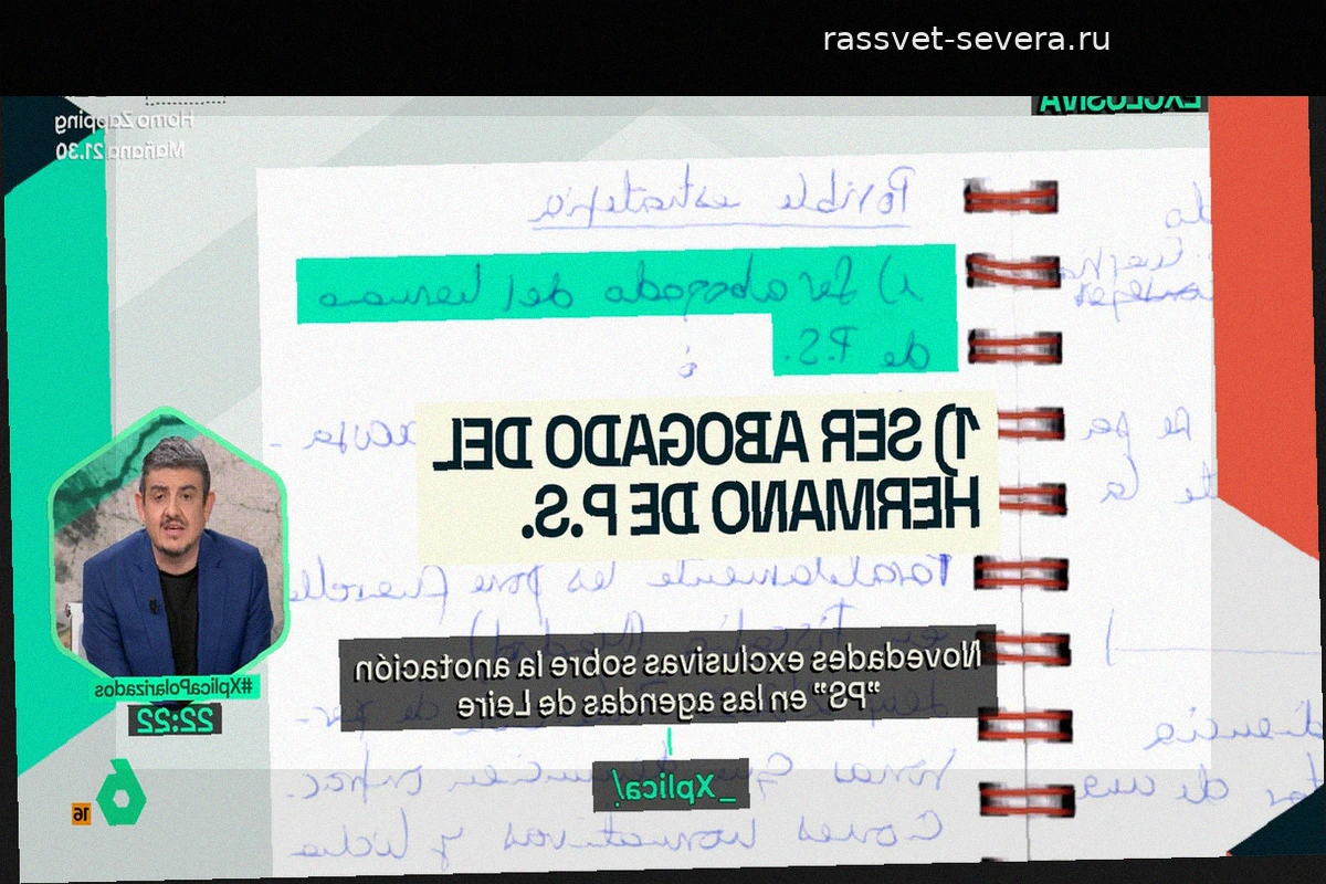 Записи в блокноте Лейре Диес подтверждают: инициалы «P. S.» относятся к Педро Санчесу
