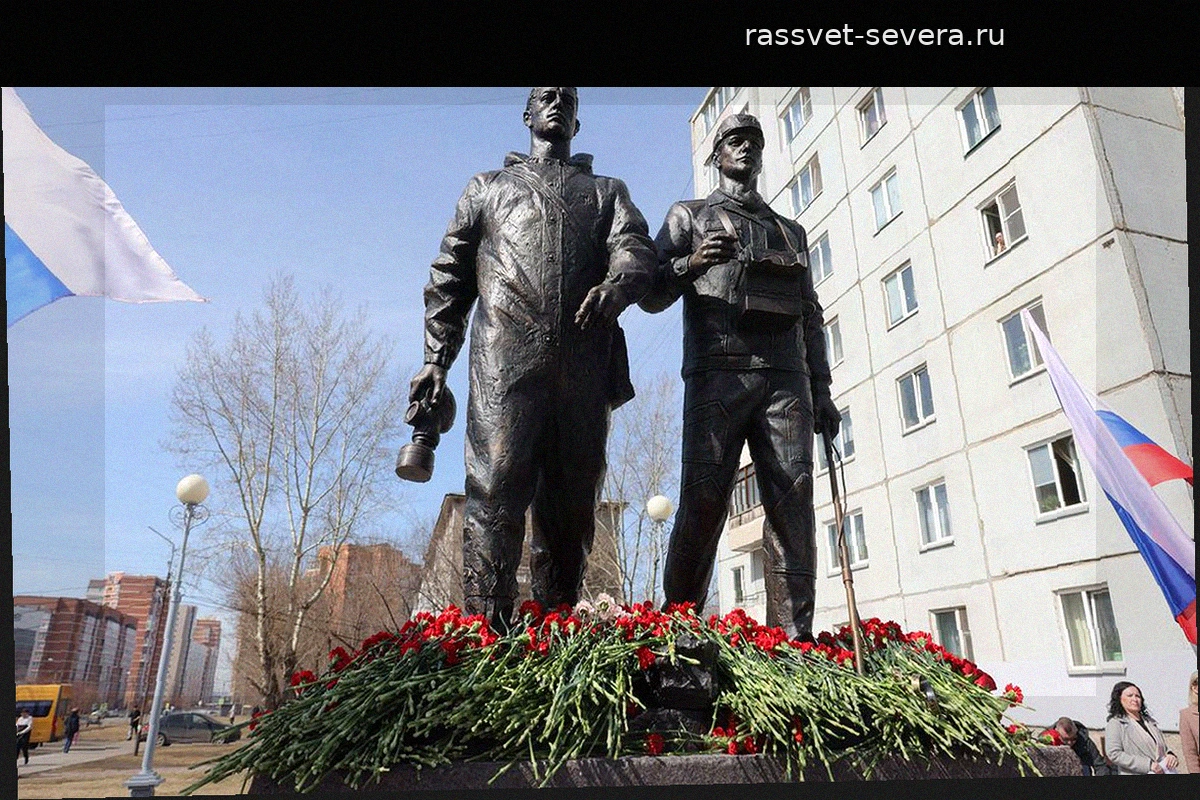 В Красноярске увековечили подвиг ликвидаторов аварии на Чернобыльской АЭС