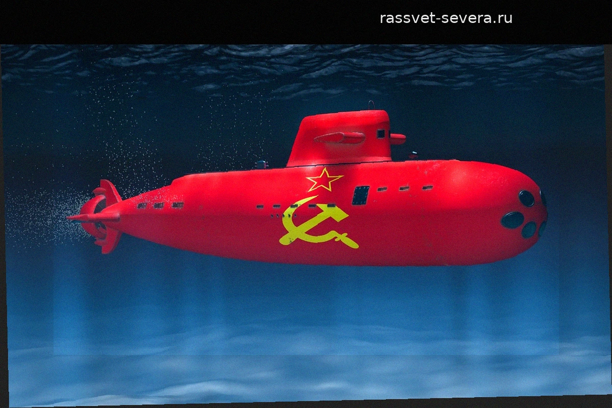 Советская атомная подводная лодка К-278 «Комсомолец» продолжает выбрасывать радиацию на дне океана