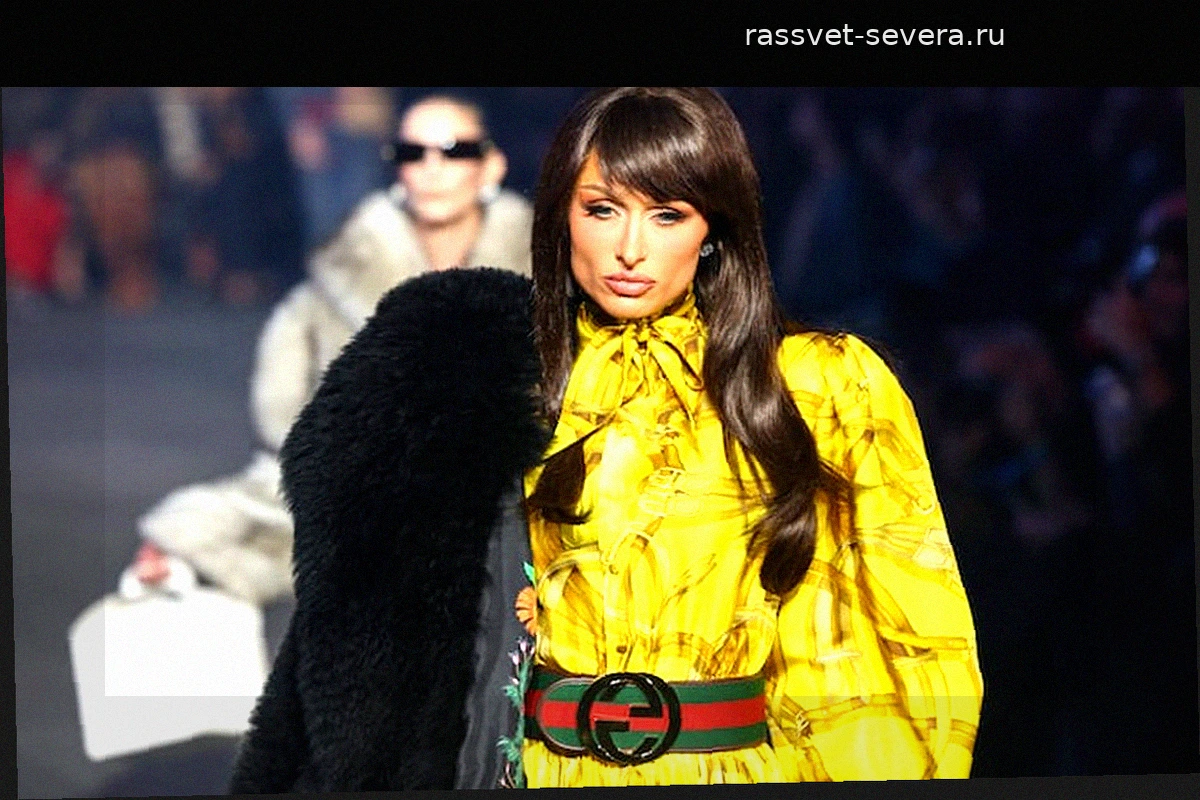 Пэрис Хилтон и Синди Кроуфорд: триумфальное возвращение Gucci на Таймс-сквер