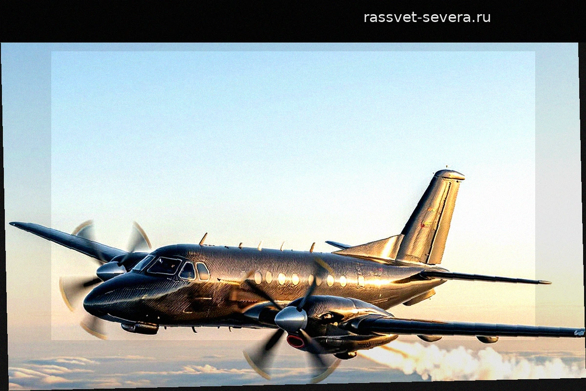 Шведский самолёт Saab 340B ISR ведёт разведку у российских границ в Прибалтике