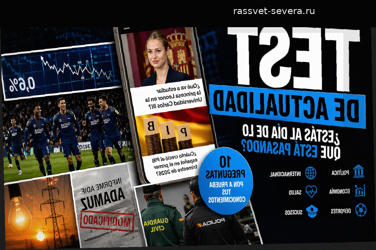 Ежедневный новостной тест: примите вызов сегодня, в четверг 30 апреля