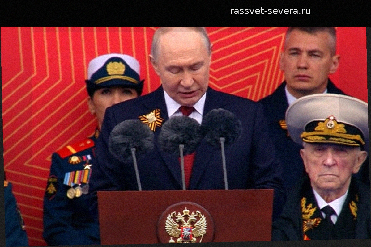 Продолжительность праздничной речи Владимира Путина на 9 Мая