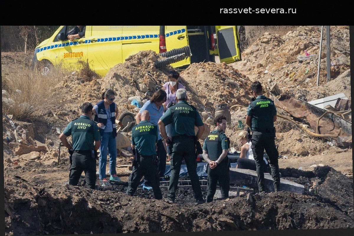 В Палос-де-ла-Фронтера при пожаре в поселении мигрантов погиб человек