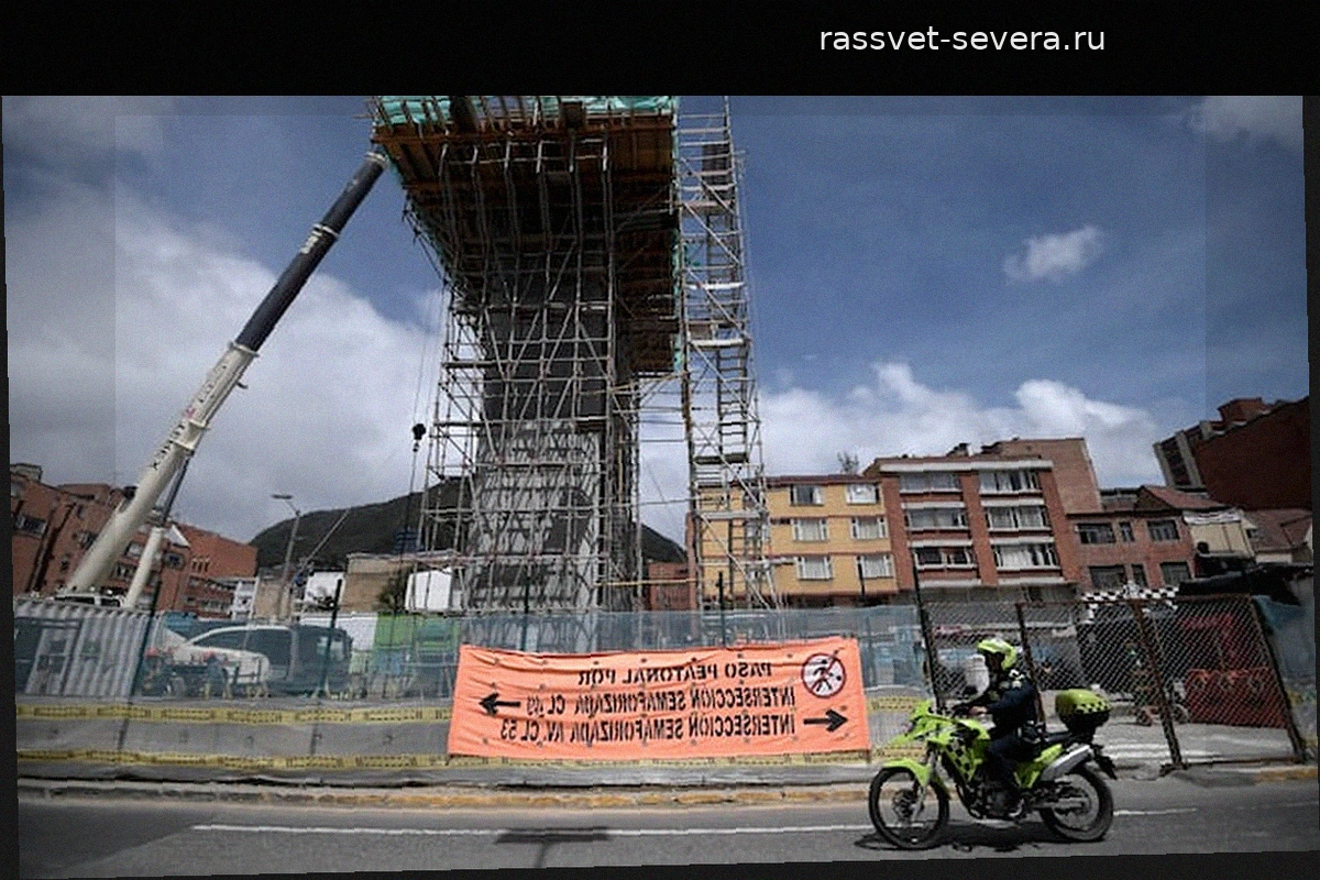 В Боготе начинаются ночные перекрытия на пересечении Calle 19 и Avenida Caracas из-за работ по строительству метро