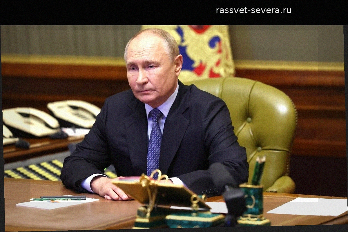 Владимир Путин пожелал успехов бойцам, ведущим наступление на Запорожье