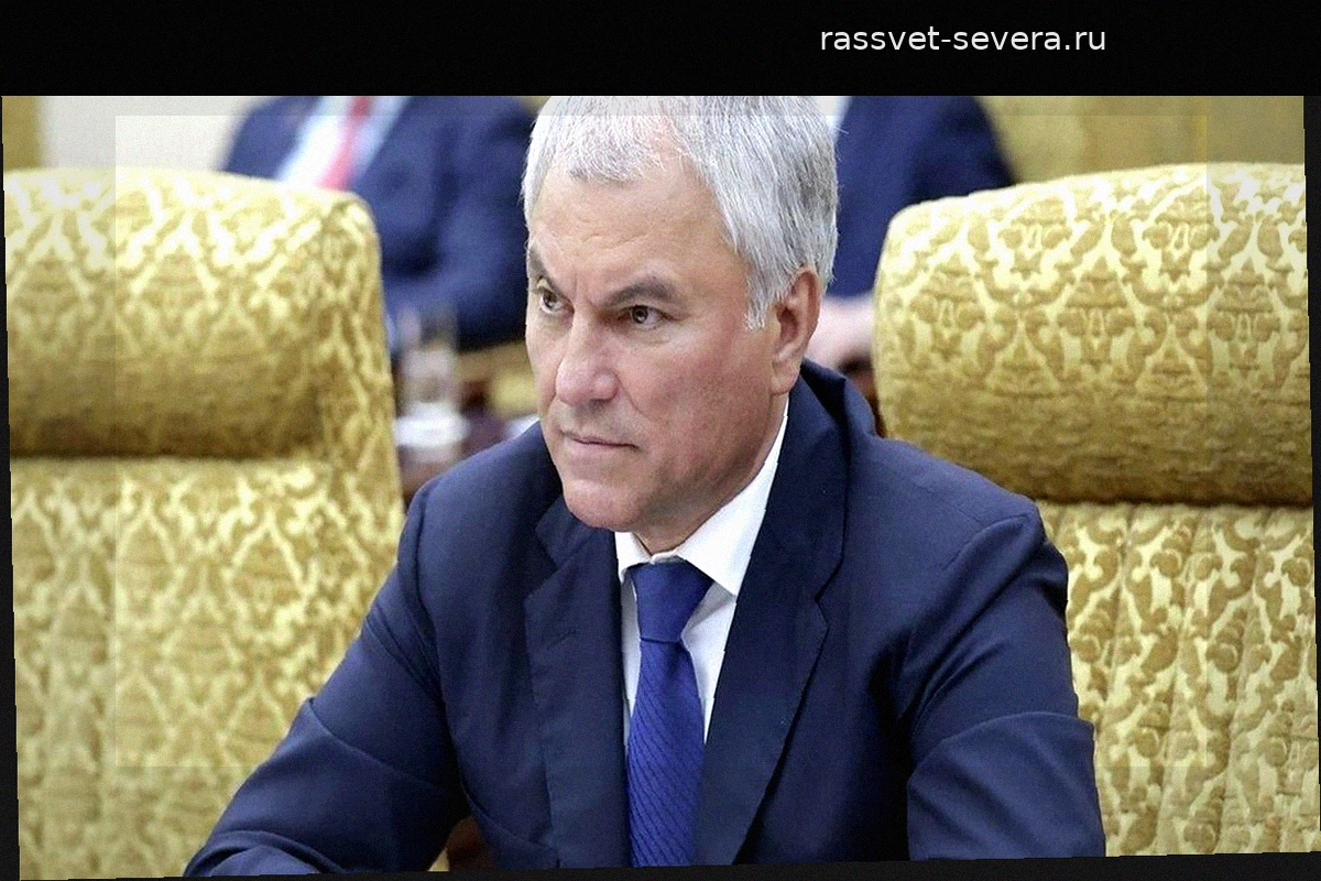 «Новые люди» поддержат кандидатуру Вячеслава Володина на пост спикера Госдумы