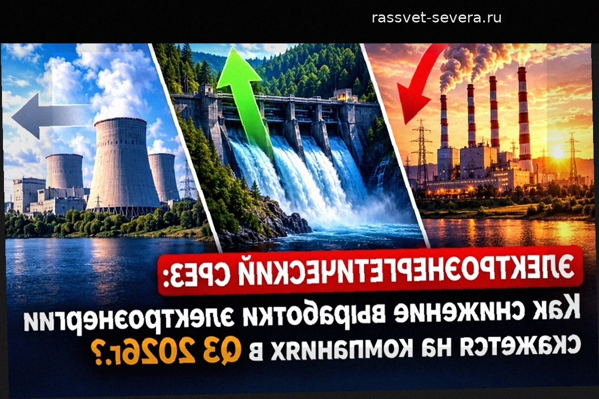 Электроэнергетика России: итоги августа и прогноз на третий квартал 2026 года
