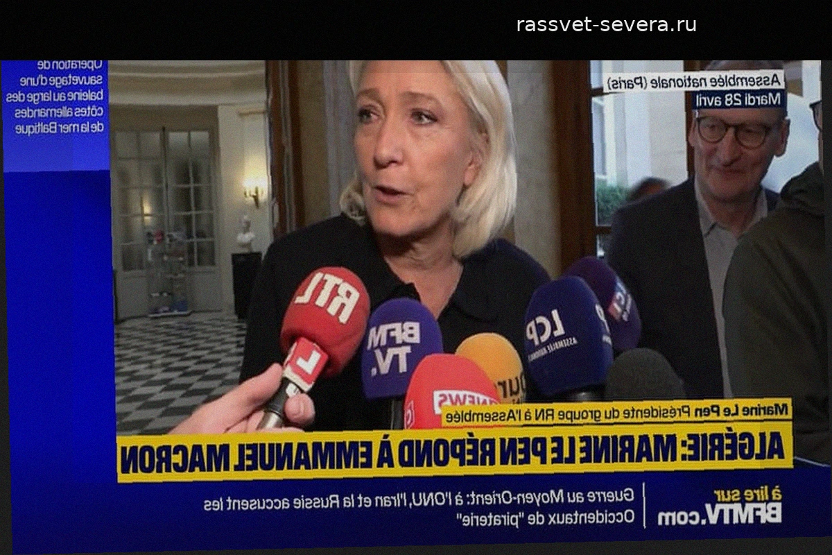 Марин Ле Пен осудила Эммануэля Макрона за «трампизацию» политики