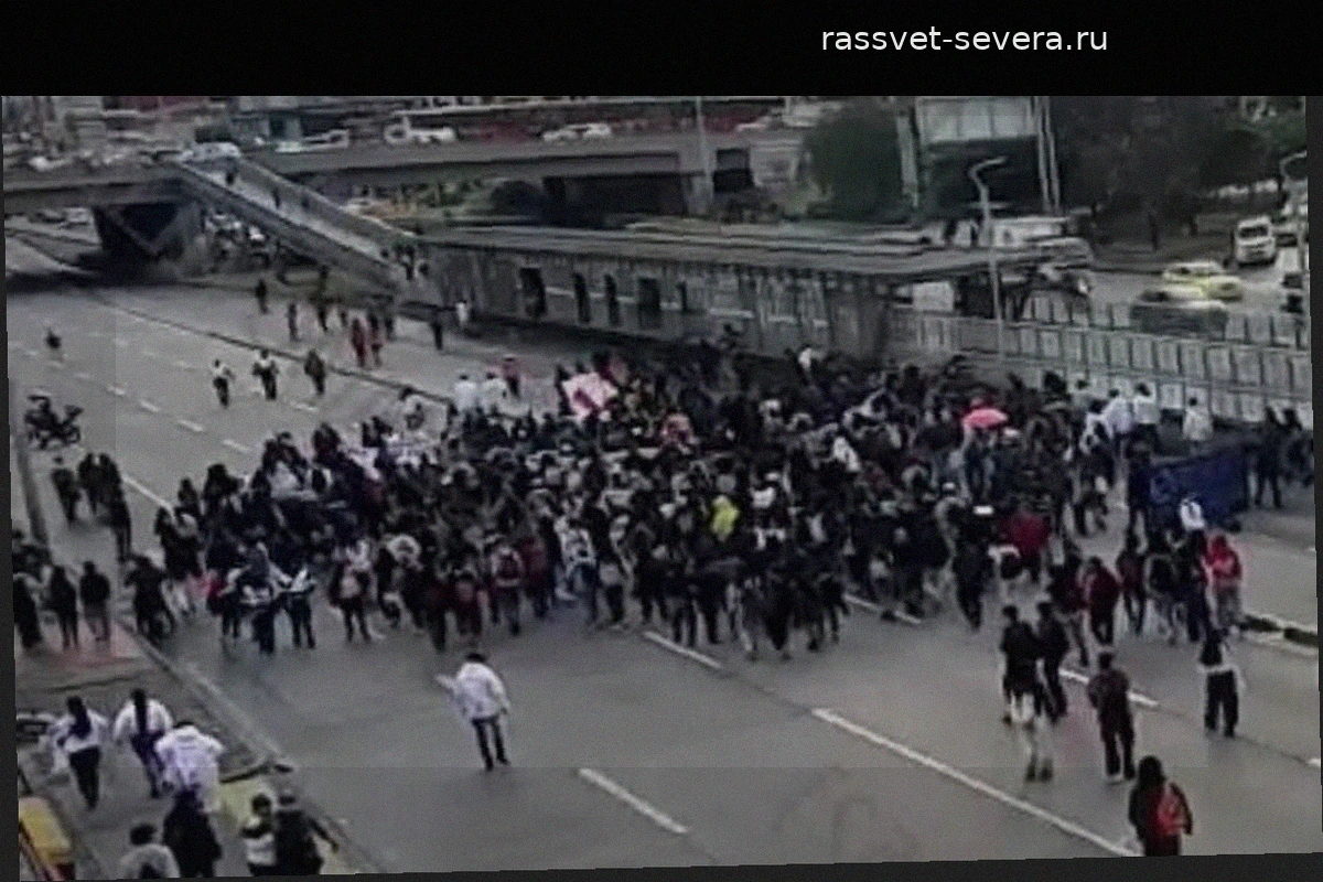 Транспортный коллапс в Боготе: протесты парализовали движение и затронули 164 тысячи пассажиров
