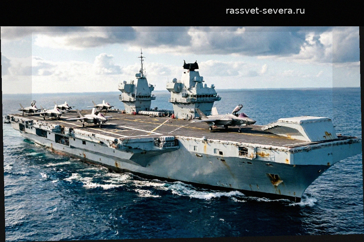 Британский авианосец HMS Prince of Wales встал на ремонт в Норвегии после учений НАТО