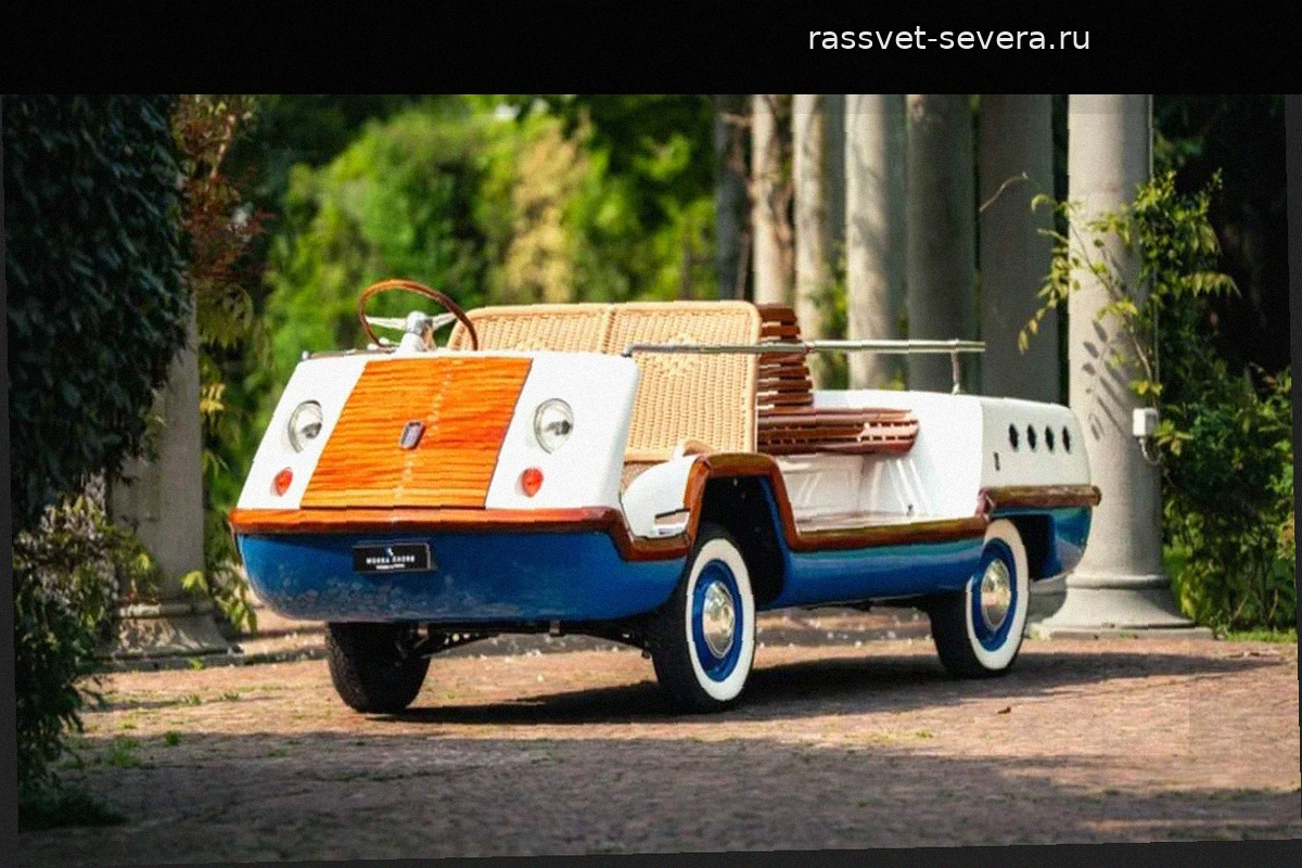 Fiat 600 Torpedo Marina 1963: Уникальный симбиоз автомобиля и моторной яхты
