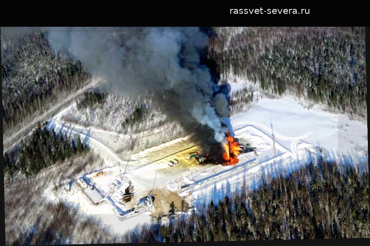 Следователи начали проверку после пожара на месторождении «Томскнефти»