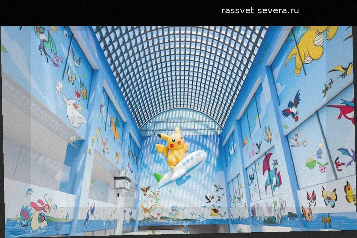 Япония открывает первый аэропорт, полностью посвященный вселенной покемонов