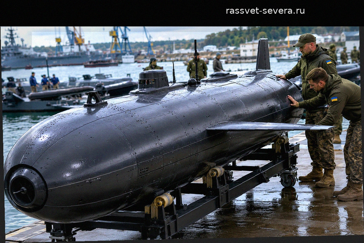 Подводный беспилотник Sea Trident: потенциальные риски для береговых и военных объектов