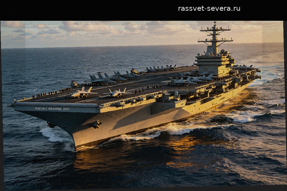 Пентагон оценил морально-психологическое состояние экипажа авианосца USS Abraham Lincoln