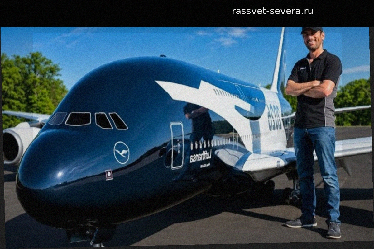 Инженерное чудо: Блогер собрал радиоуправляемый Airbus A380 длиной почти 9 метров